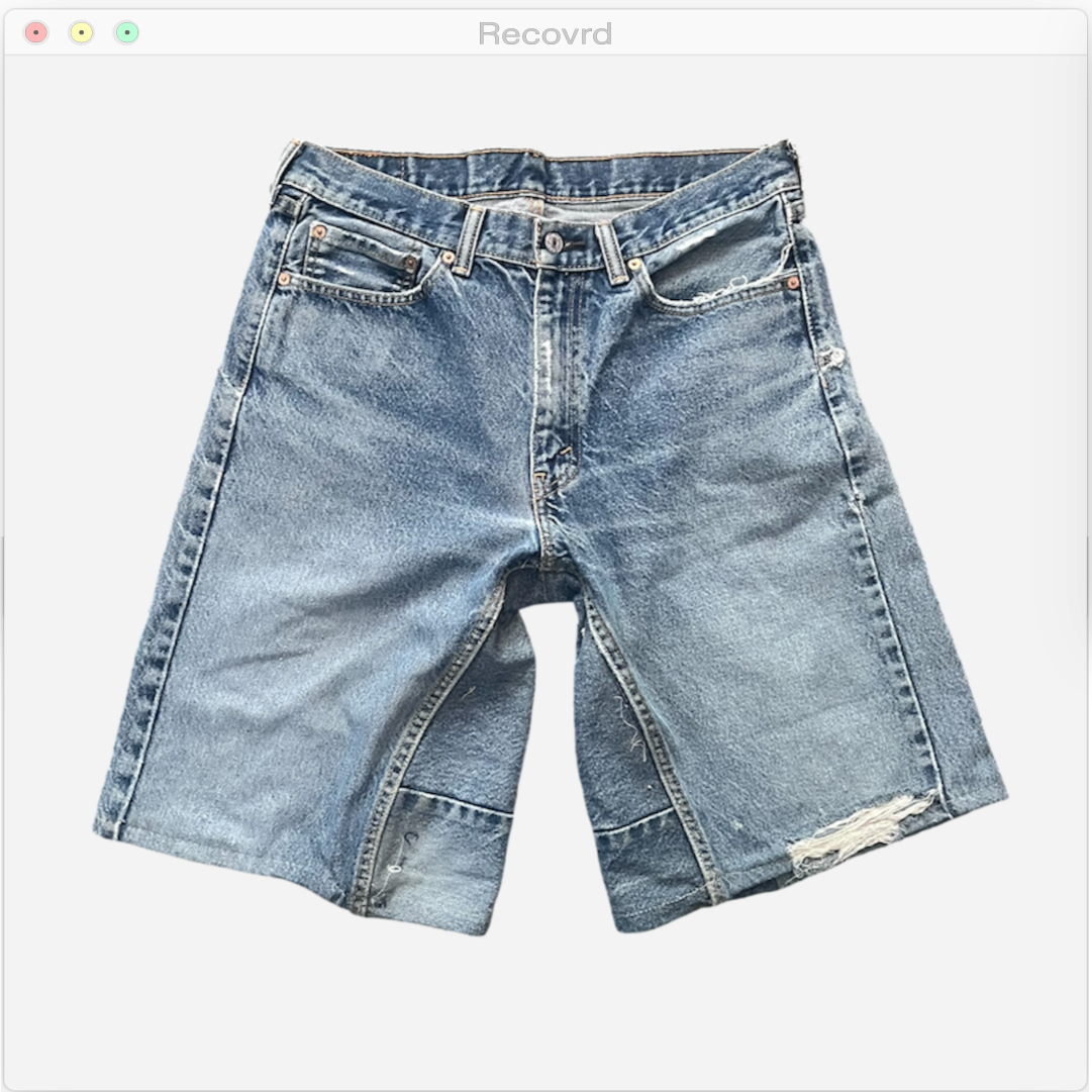 RECOVRD PROJECT JORTS Size 33