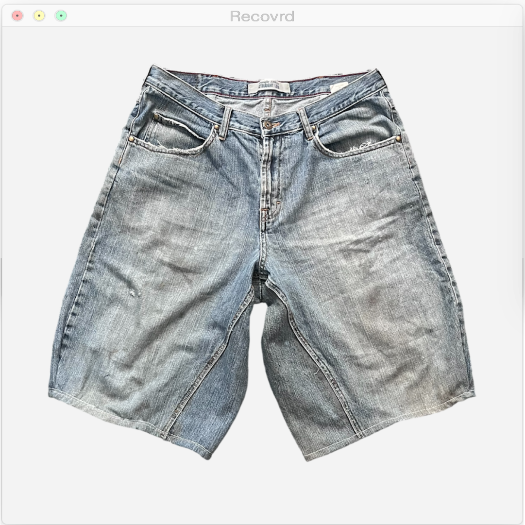 RECOVRD PROJECT JORTS Size 34