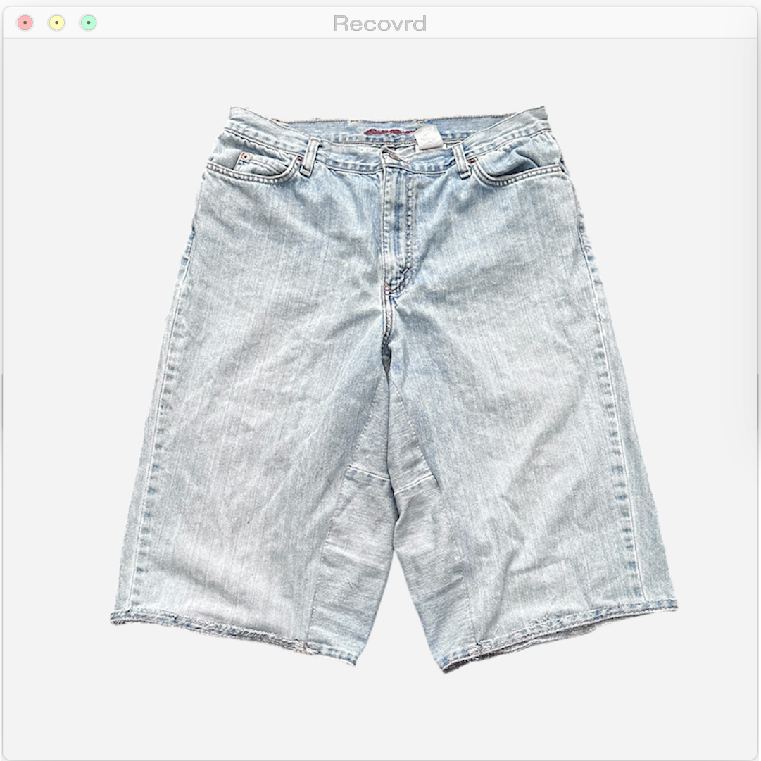 RECOVRD PROJECT JORTS Size 34