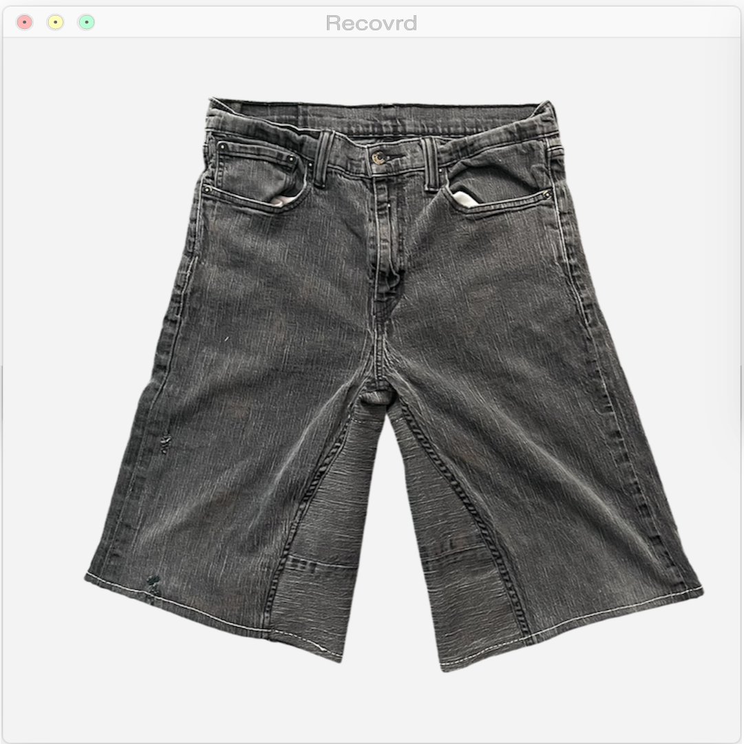 RECOVRD PROJECT JORTS Size 33