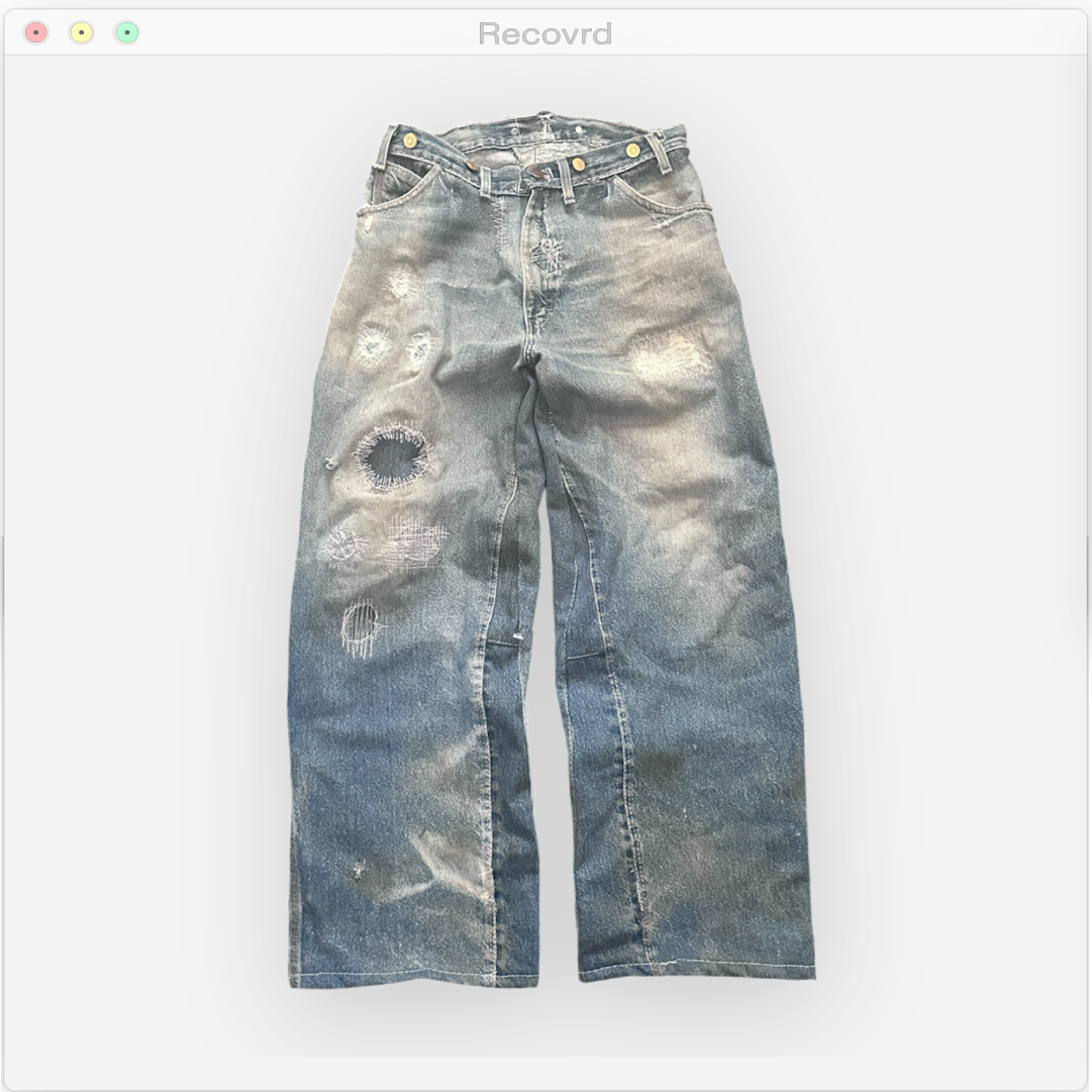RECOVRD PROJECT Patchwork Denim