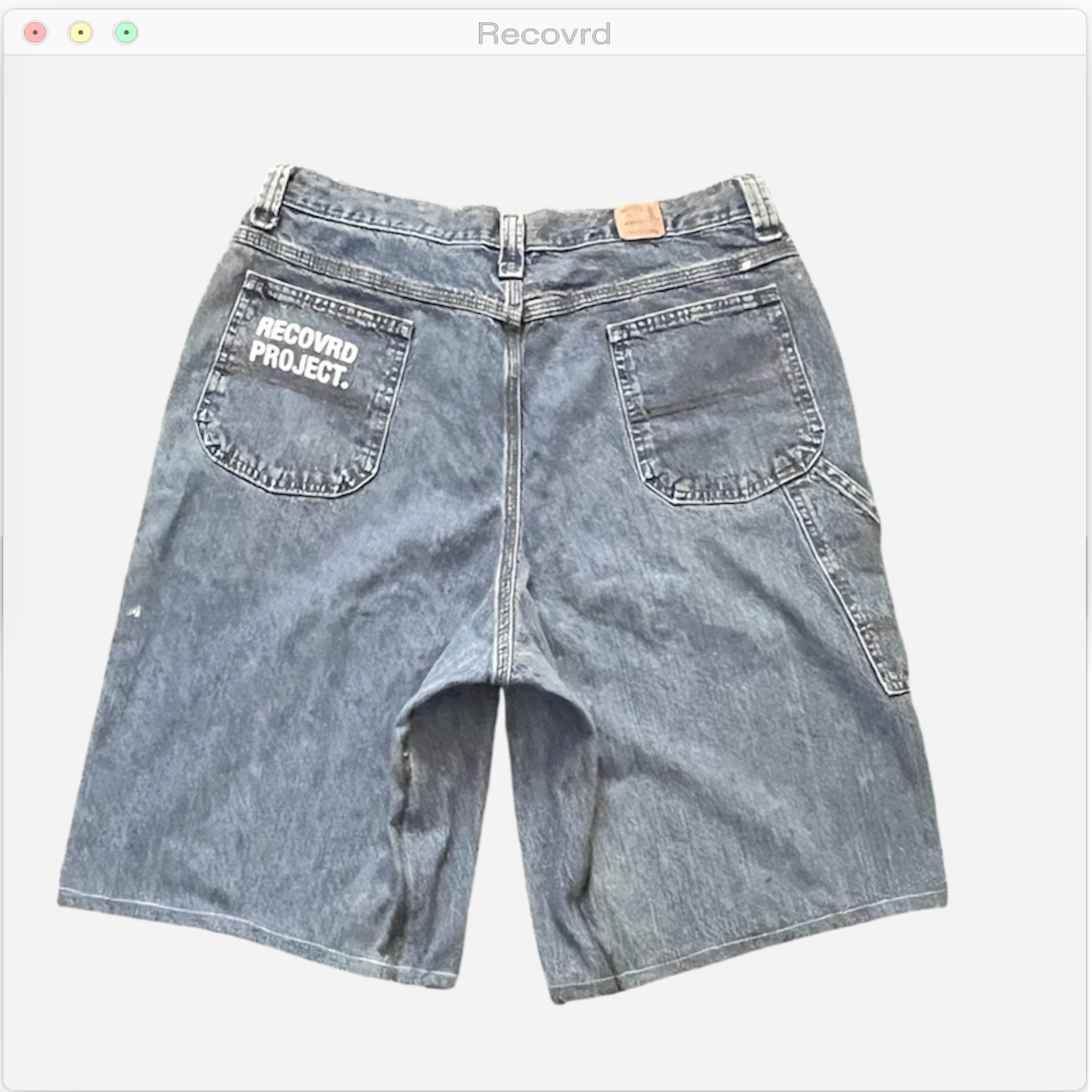 RECOVRD PROJECT JORTS Size 34