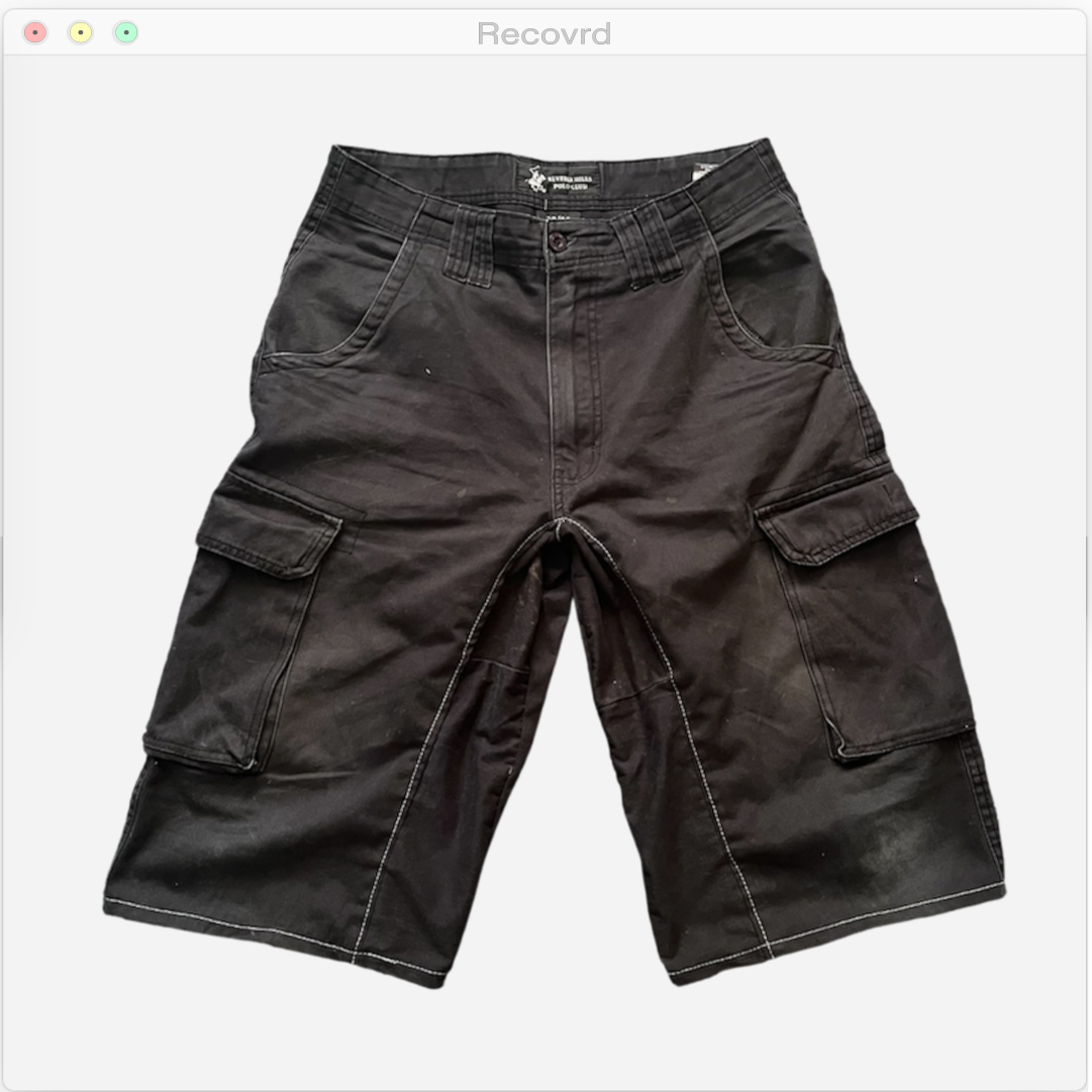 RECOVRD PROJECT CARGO SHORTS Size 30