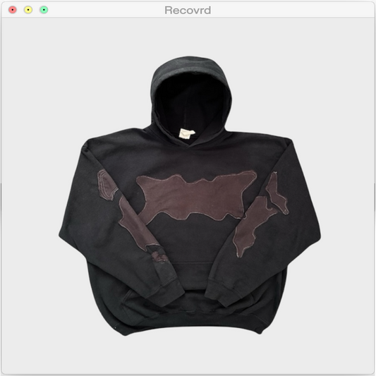 RECOVRD PROJECT Patchwork Hoodie